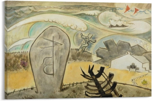 Le Menhir, André Masson 1937, 45 cm x 55,3 cm.jpg